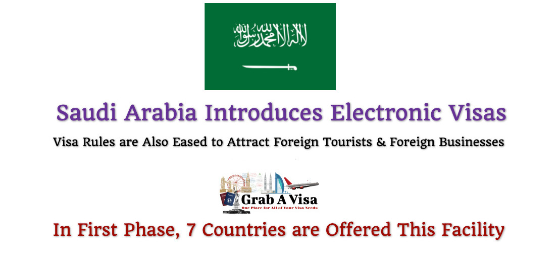 Saudi Arabia’s EVisas Launch for Seven Countries